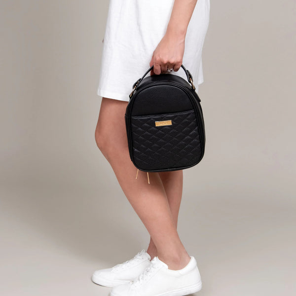 Classic Snack Bag in Latte Brown, perfect for food storage and on-the-go convenience for babies.
