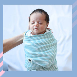 Snugababe Swaddle™ Sleep Pod - Green Stripes