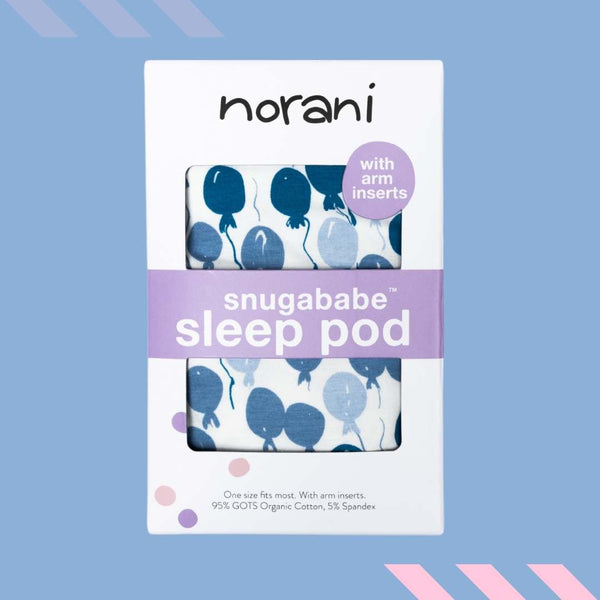 Snugababe Swaddle™ Sleep Pod - Blue Balloons