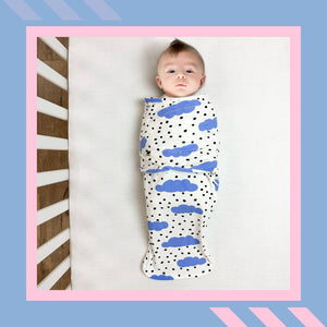 Snugababe Swaddle™ Sleep Pod - Blue Clouds