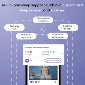 SkyVision AI with Adjustable Crib Mount