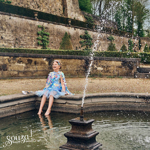 Lorelie Mermaid Costume Dress for Kids, perfect for carnival and festive occasions, shown from angle 4.