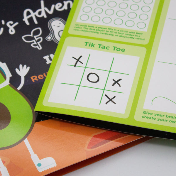 Avi's Adventures Reusable Sticker Book (3 PACK) + Marker Set