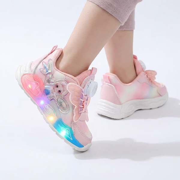 Sparkling Princess Butterfly LED Sneakers (Ages 1-7)
