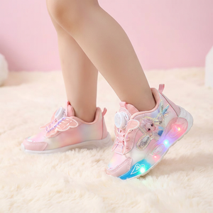 Sparkling Princess Butterfly LED Sneakers (Ages 1-7)