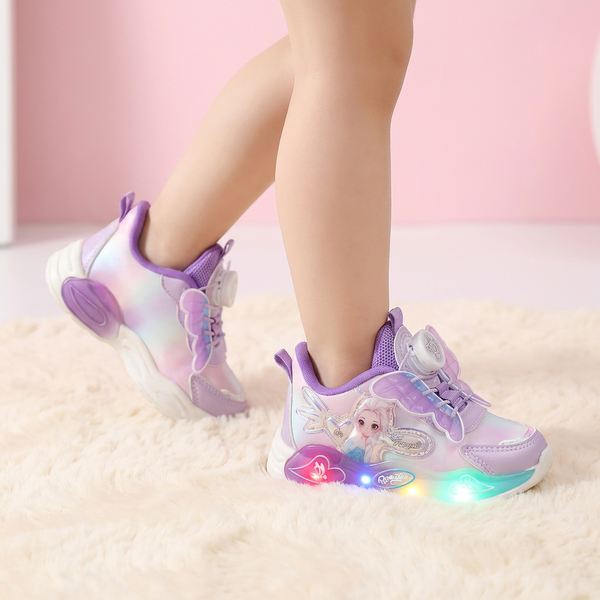 Sparkling Princess Butterfly LED Sneakers (Ages 1-7)