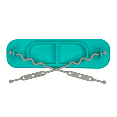 Mini Mat with Toy Straps for babies - perfect for playtime and mealtime, keeping toys secure and within reach.