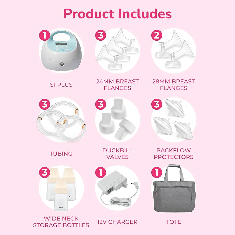 Spectra Premier S1 Plus Rechargeable Breast Pump - efficient, portable electric breast pump for nursing mothers.