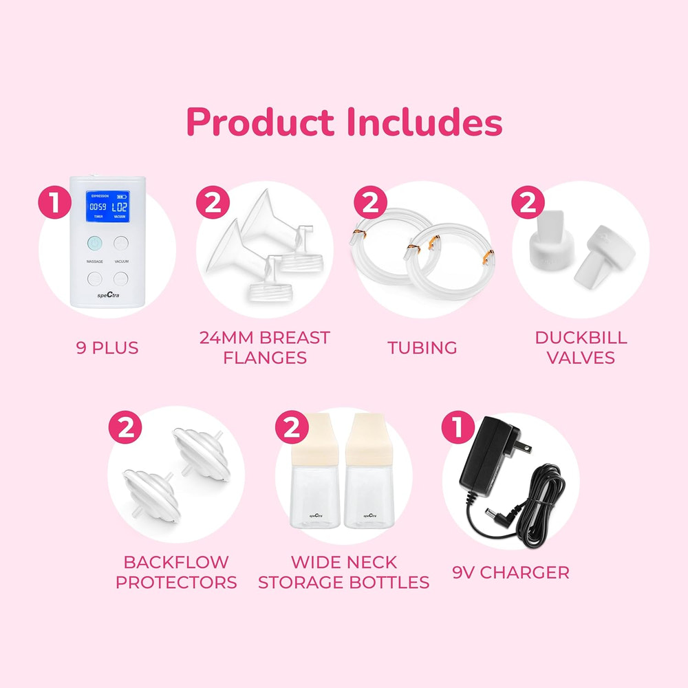 Spectra S9 Plus Portable & Rechargeable Electric Breast Pump