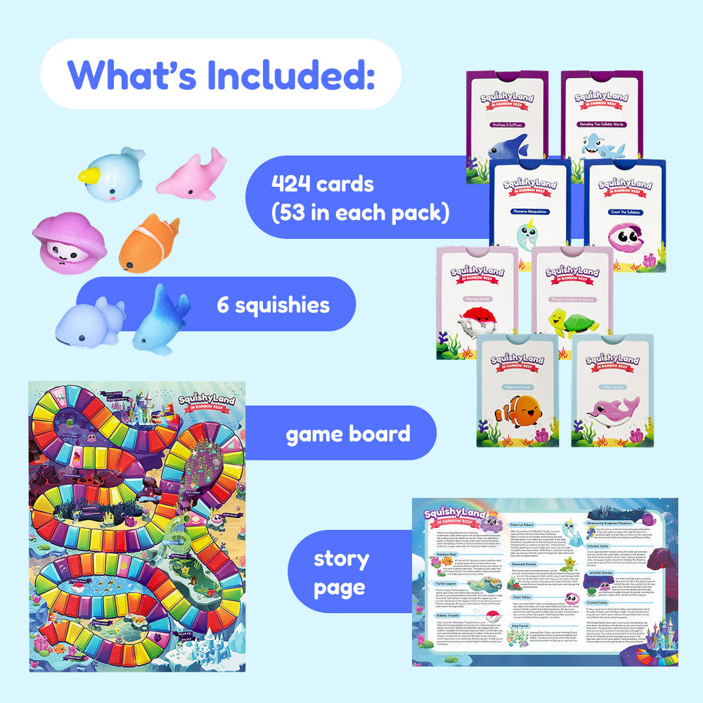 The Fidget Games Squishyland Ages 3 to 8 2 to 6 Players