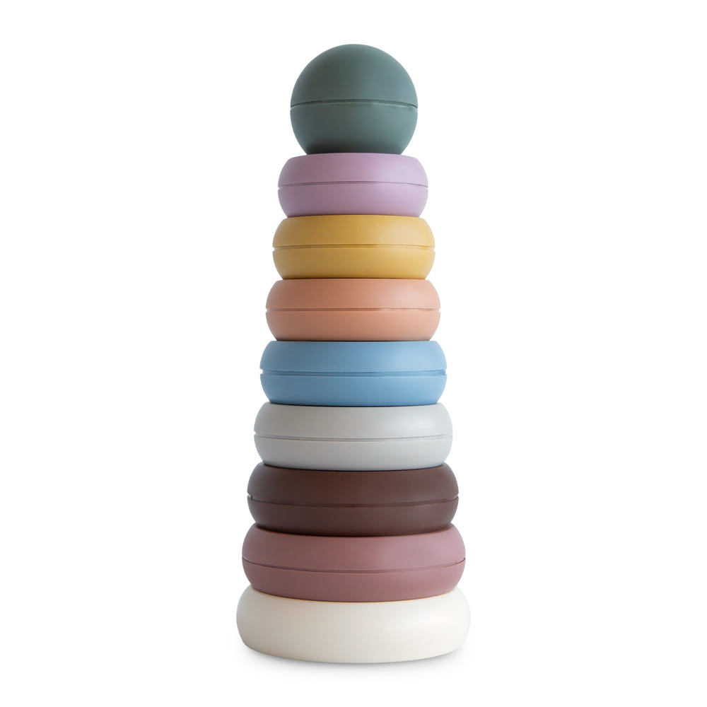 Mushie Stacking Rings Toy Danish Hygge plastic