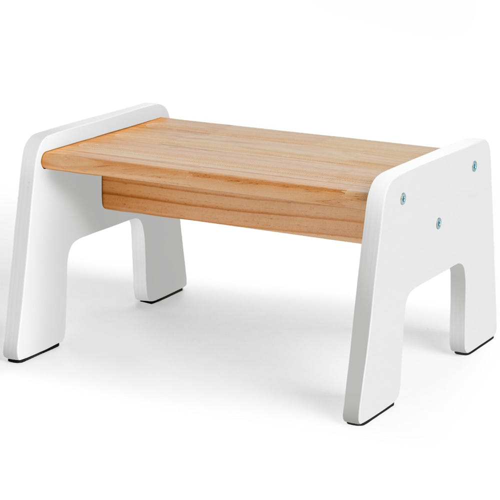 1-Step Wooden Stool for Kids - Multi-Purpose Potty Training & Step Stool for Safe and Easy Use.