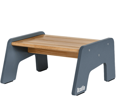 1-Step Wooden Stool for Kids - Multi-purpose step stool for kitchen, bath, and potty training. Safe and sturdy design.