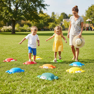 Stepping Stones for Kids 9 Pieces Non-Slip Toddler Stepping Stones Balance Sensory Toys