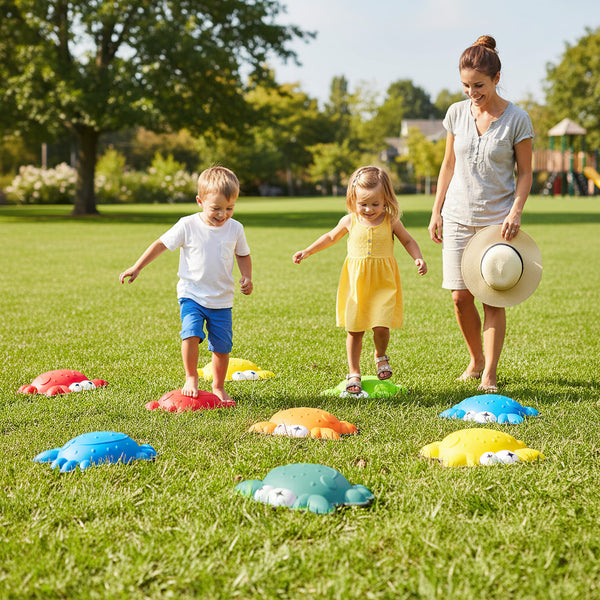 Stepping Stones for Kids 9 Pieces Non-Slip Toddler Stepping Stones Balance Sensory Toys