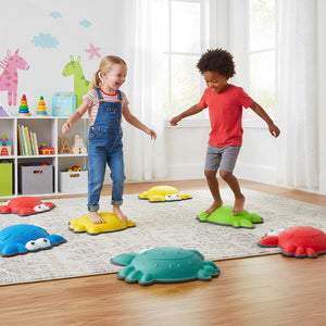 Stepping Stones for Kids 9 Pieces Non-Slip Toddler Stepping Stones Balance Sensory Toys