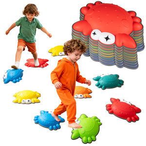 Stepping Stones for Kids 9 Pieces Non-Slip Toddler Stepping Stones Balance Sensory Toys