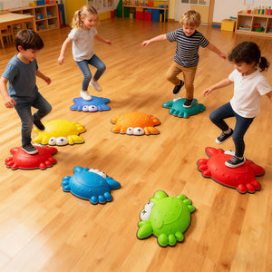Stepping Stones for Kids 9 Pieces Non-Slip Toddler Stepping Stones Balance Sensory Toys