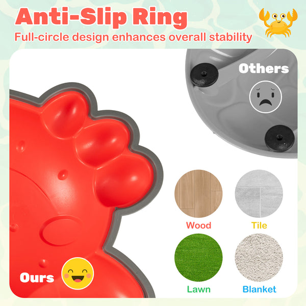 Stepping Stones for Kids 9 Pieces Non-Slip Toddler Stepping Stones Balance Sensory Toys