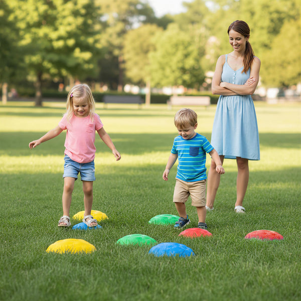 Stepping Stones for Kids 8 PCS Non-Slip Toddler Stepping Stones Balance Sensory Toys
