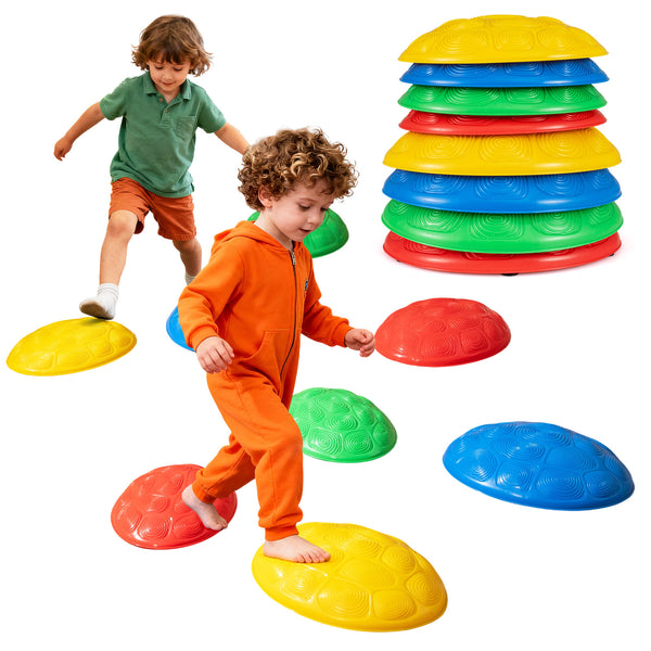 Stepping Stones for Kids 8 PCS Non-Slip Toddler Stepping Stones Balance Sensory Toys