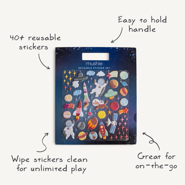 Reusable Space Sticker Set