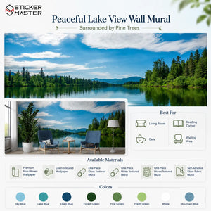 Peaceful Lake View Wall Mural