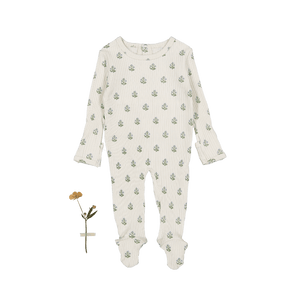 The Printed Romper - Zara Blue