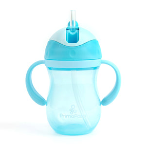 Primo Passi Straw Cup in Blue (9oz)