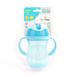 Primo Passi Straw Cup in Blue (9oz)