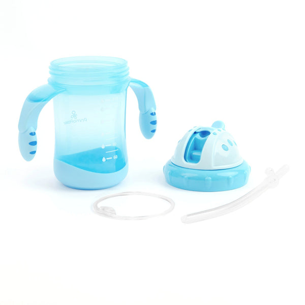 Primo Passi Straw Cup in Blue (7oz)
