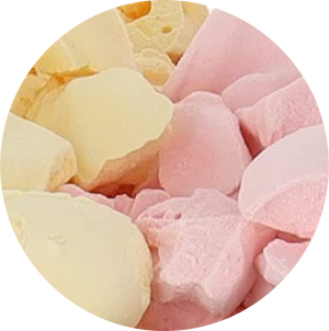 Freeze Dried Ice Cream That Does Not Melt (Bits) Strawberry Banana Mix