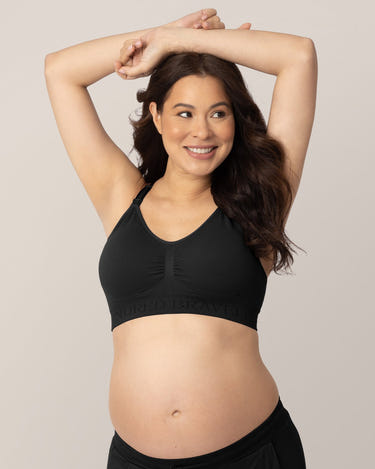 Simply Sublime® Nursing Bra in Black - Comfortable and stylish nursing support for new mothers.