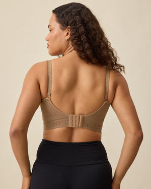 Kindred Bravely Sublime Hands-Free Pumping & Nursing Bra Latte