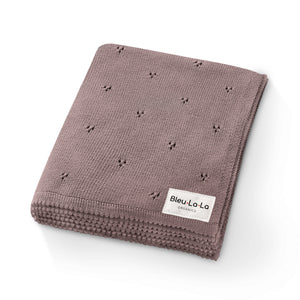 Organic Pointelle Luxury Knit Swaddle Blanket