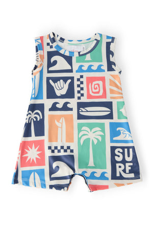 Summer Surfer Shorty One-Piece