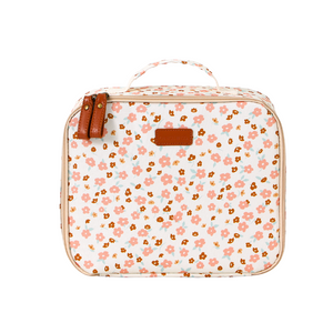 Insulated Lunch Bag in Sunset Meadow design, perfect for keeping food fresh on-the-go.