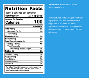 Freeze Dried Corn - Fire Roasted