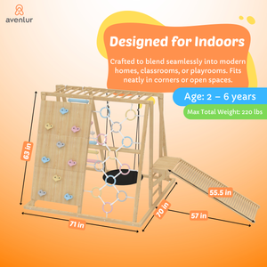 Sweetgum Indoor Sensory Playset X-Large at angle 3, perfect for engaging and nurturing baby’s sensory development.