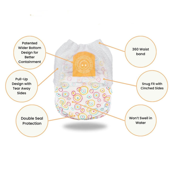 Little Toes Natural Disposable Swim Diapers - 24 Pack