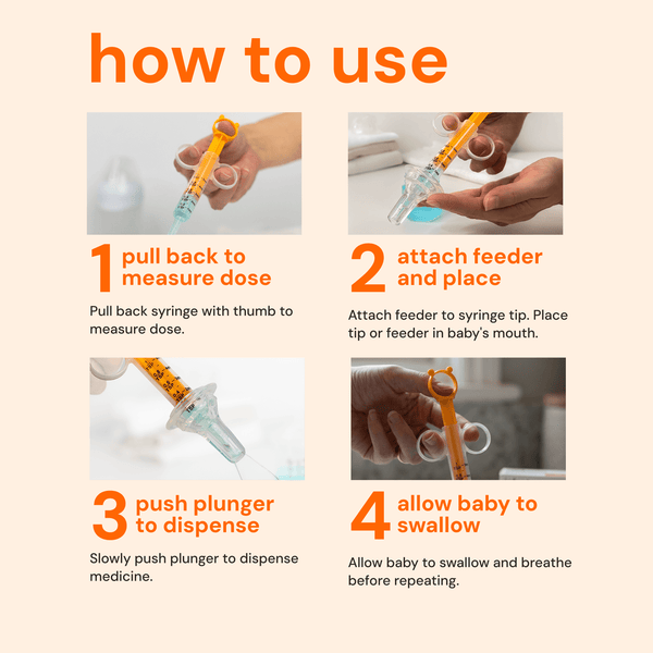 oogiebear baby medicine syringe & feeder