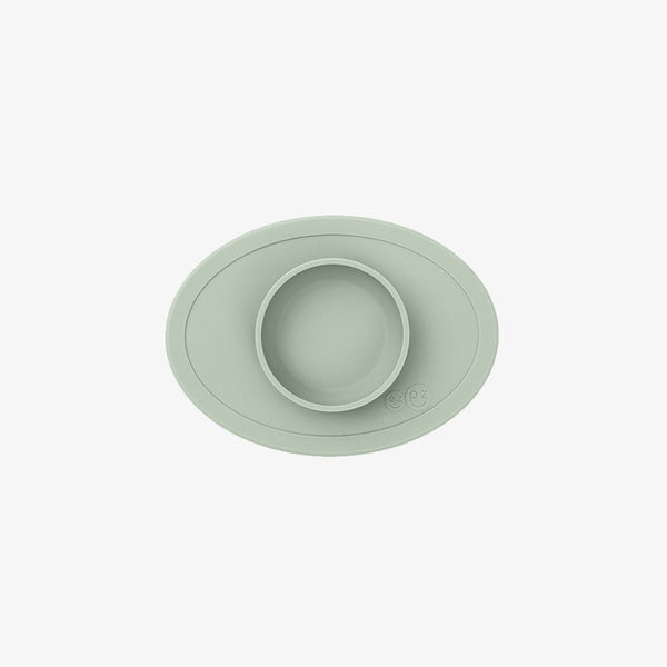 Tiny Bowl for babies, angled view showcasing its safe, durable design for mealtime fun. Perfect for little hands!