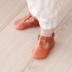 Moab T-Bar Baby Shoe in angle 4 view, featuring stylish design and comfortable fit for little feet.