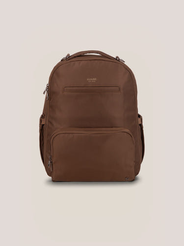 Classic Espresso Diaper Backpack - stylish and functional baby gear for on-the-go parents.