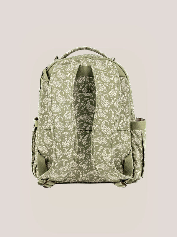 Sazan + JuJuBe Classic Diaper Backpack - Paisley Floral - MOOGCO Baby