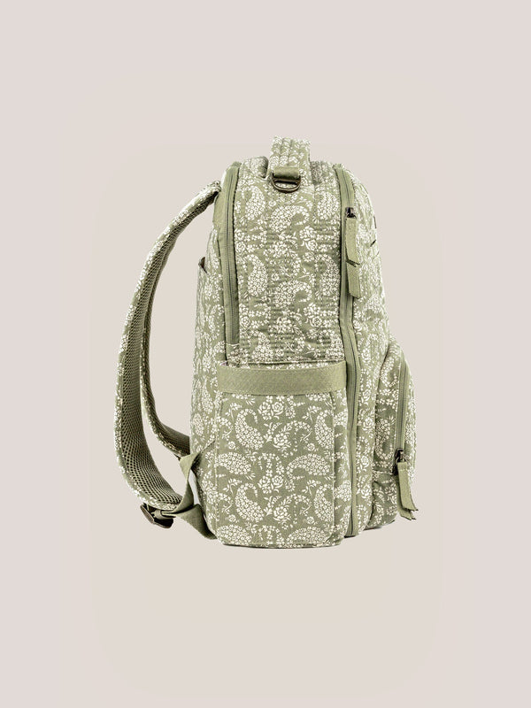 Sazan + JuJuBe Classic Diaper Backpack - Paisley Floral - MOOGCO Baby