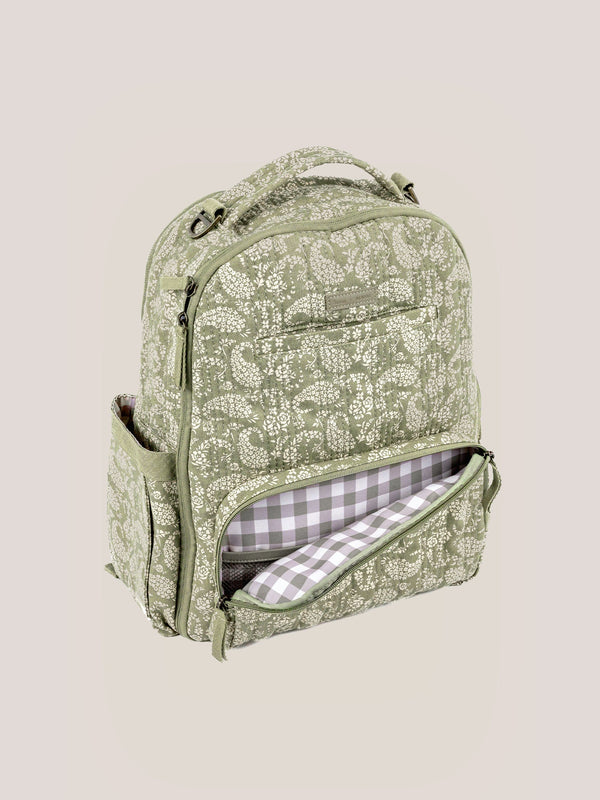 JuJuBe Sazan + JuJuBe Classic Diaper Backpack Paisley Floral