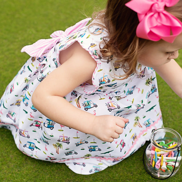 The Palms Reversible Golf Dress - MOOGCO Baby