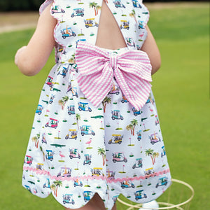 The Palms Reversible Golf Dress - MOOGCO Baby