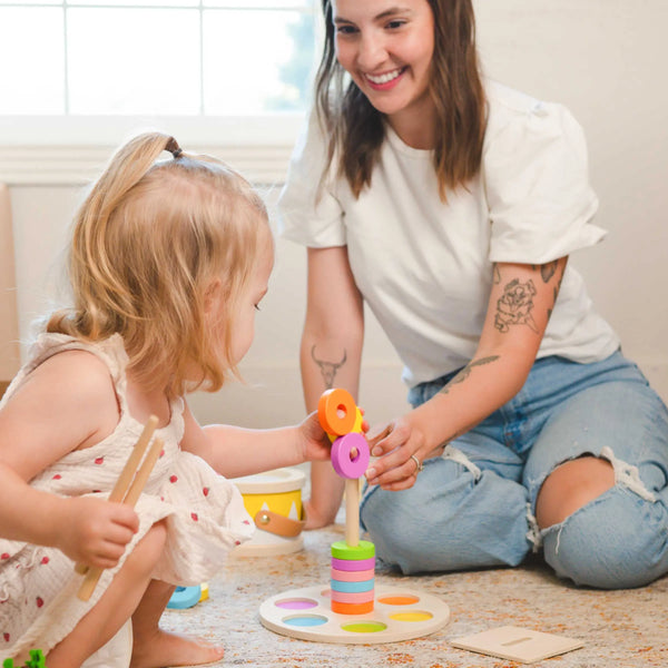 Tiny Land® Montessori Advanced Skills Baby Set for 13-24 months, showcasing engaging learning tools for toddlers.